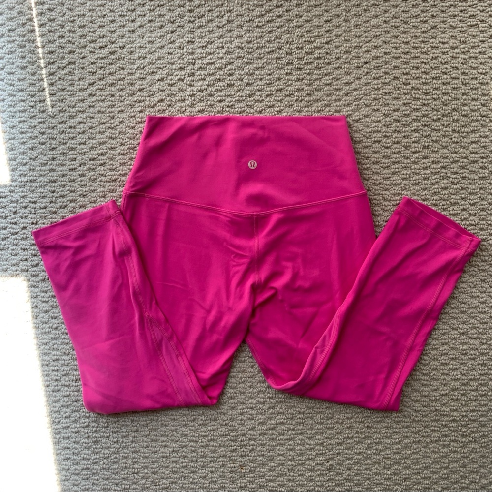Lululemon Align High-Rise Crop Leggings 21” Sonic Pink